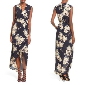 ASTR THE LABEL FLORAL FAUX WRAP DRESS Size M